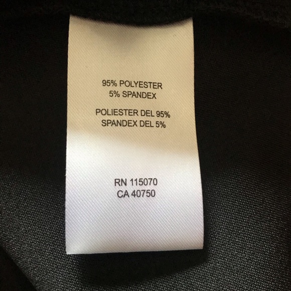 NWT: Nina Leonard black dress w/bell sleeves Sz. L - Picture 10 of 10